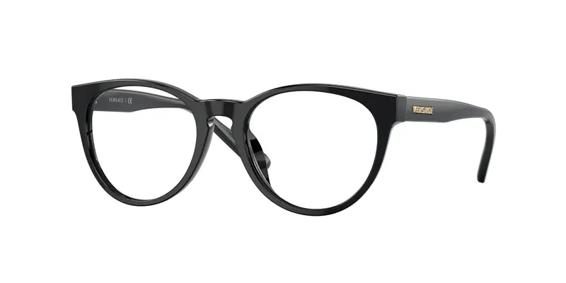 Versace Bambino VK3321U  GB1 Montature da vista Acetato Nero Trasparente Pantos Normale