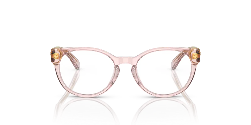 Versace Bambino VK3323U 5441 Montature da vista Acetato Rosa Trasparente Rotonda Normale miniatura 2