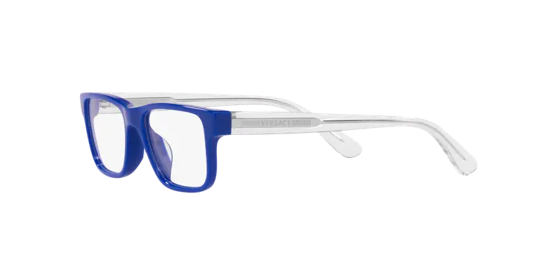Versace Bambino VK3324U 5294 Montature da vista Acetato Blu Trasparente Squadrata Normale miniatura 3