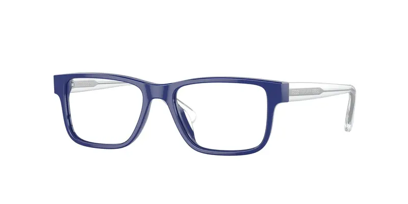 Bambino VK3324U 5294 Montature da vista Acetato Blu Trasparente Squadrata Normale