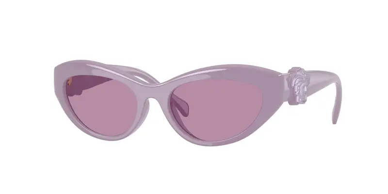 Versace Bambino VK4005U  5526AK Occhiali da sole Iniettato Viola Viola Cat Eye Normale