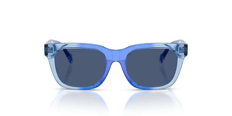 Versace Bambino VK4006U 553280 Occhiali da sole Iniettato Blu Blu Squadrata Normale miniatura 2