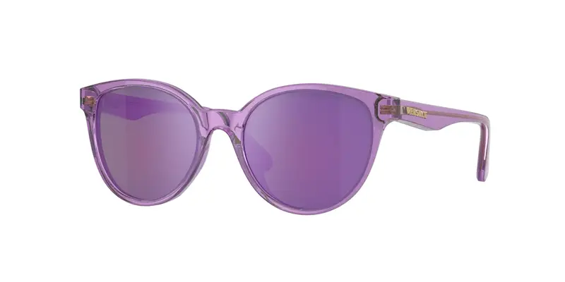 Versace Bambino VK4427U  53734V Occhiali da sole Acetato Viola Grigio Pantos Specchiate Specchiato