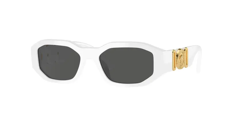Versace Bambino VK4429U  314/87 Occhiali da sole Acetato Bianco Grigio Geometrica Normale