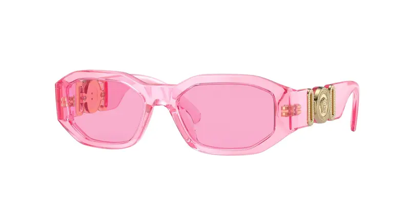 Versace Bambino VK4429U  5370/5 Occhiali da sole Acetato Rosa Rosa Geometrica Normale