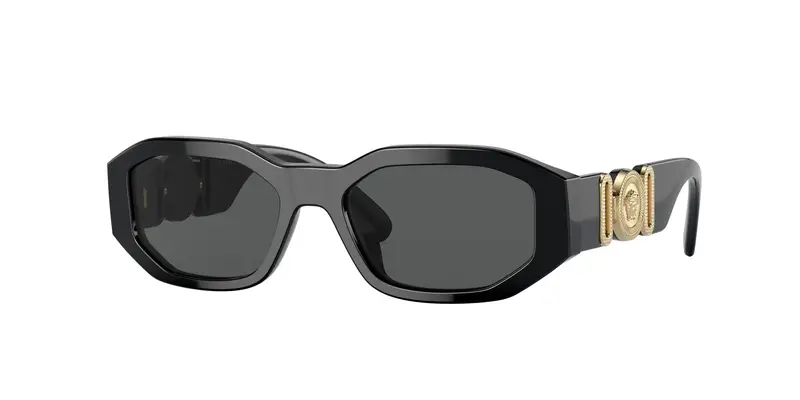 Versace Bambino VK4429U  GB1/87 Occhiali da sole Acetato Nero Grigio Geometrica Normale