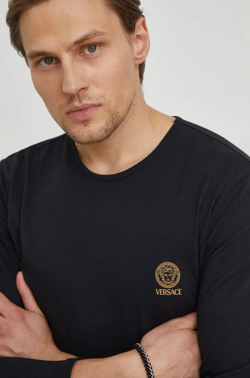 camicia a maniche lunghe uomo colore nero miniatura 4