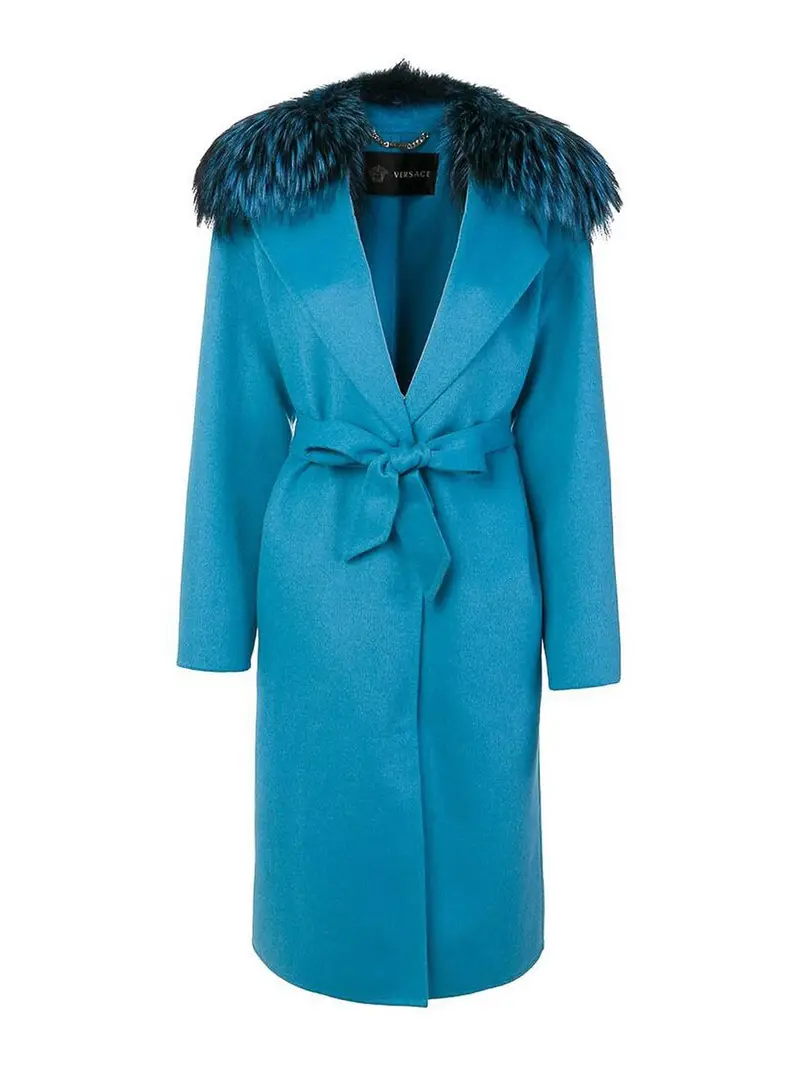 Cappotto turchese Blu