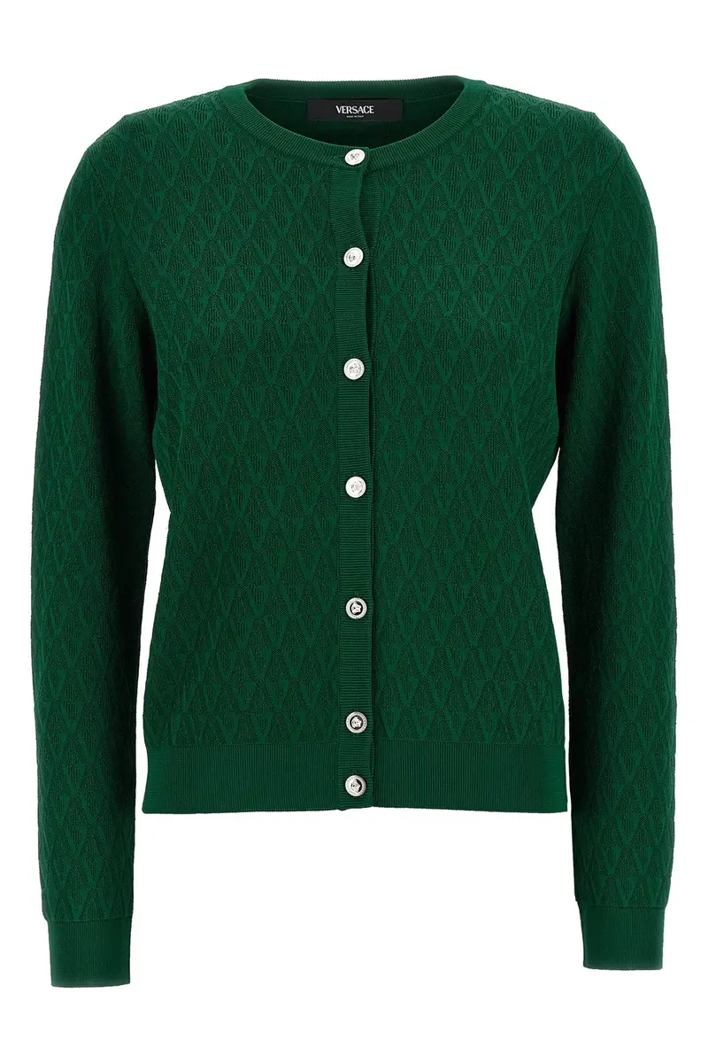 Versace Cardigan Verde 3833322