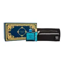 Cofanetto regalo Versace Eros Eau de Parfum EDP 100 ml, miniatura EDP 10 ml e pochette cosmetica 100 ml