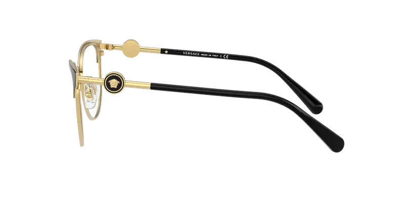 Versace Donna VE1271 1433 Montature da vista Metallo Nero Trasparente Cat Eye Normale miniatura 2