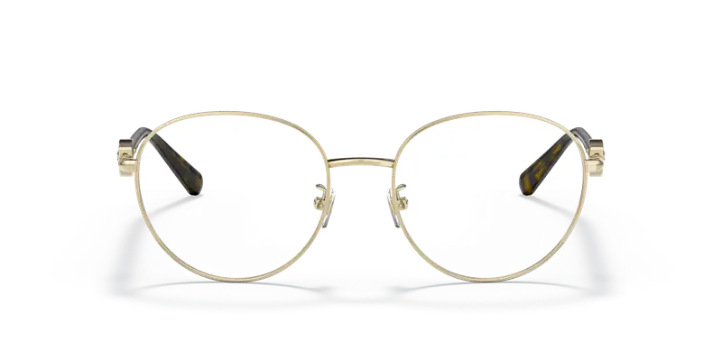 Versace Donna VE1273D 1002 Montature da vista Acciaio Oro Trasparente Pillow Normale miniatura 2