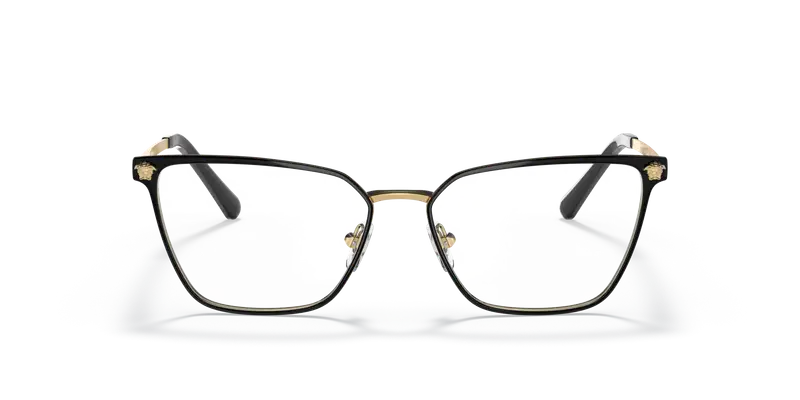 Versace Donna VE1275 1433 Montature da vista Acciaio Nero Trasparente Pillow Normale miniatura 2