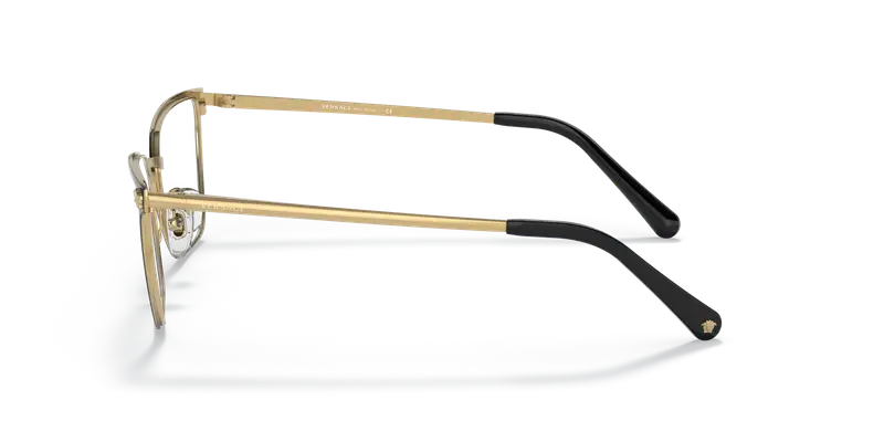 Versace Donna VE1275 1433 Montature da vista Acciaio Nero Trasparente Pillow Normale miniatura 3