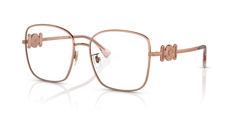 Versace Donna VE1286D 1412 Montature da vista Metallo Oro Trasparente Squadrata Normale miniatura 3