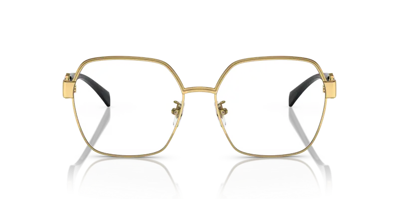 Versace Donna VE1291D 1002 Montature da vista Acciaio Oro Trasparente Squadrata Normale miniatura 2