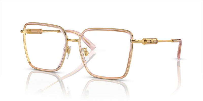 Versace Donna VE1294D 1507 Montature da vista Metallo Rosa Trasparente Farfalla Normale miniatura 3