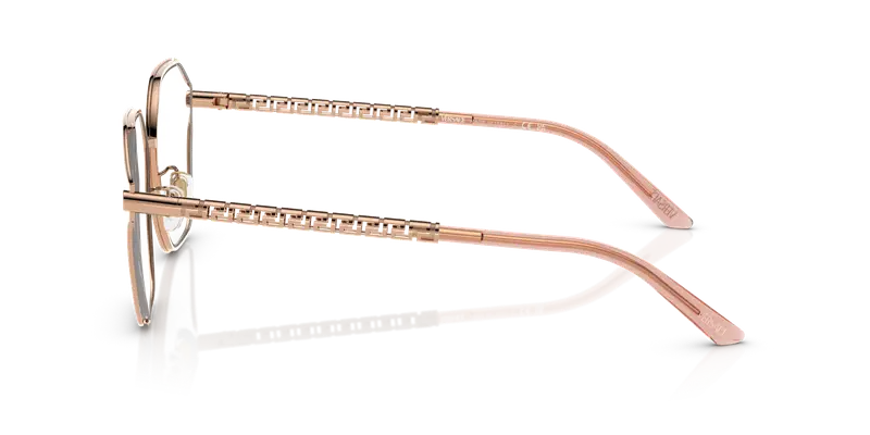 Versace Donna VE1299D 1412 Montature da vista Metallo Oro Trasparente Geometrica Normale miniatura 3