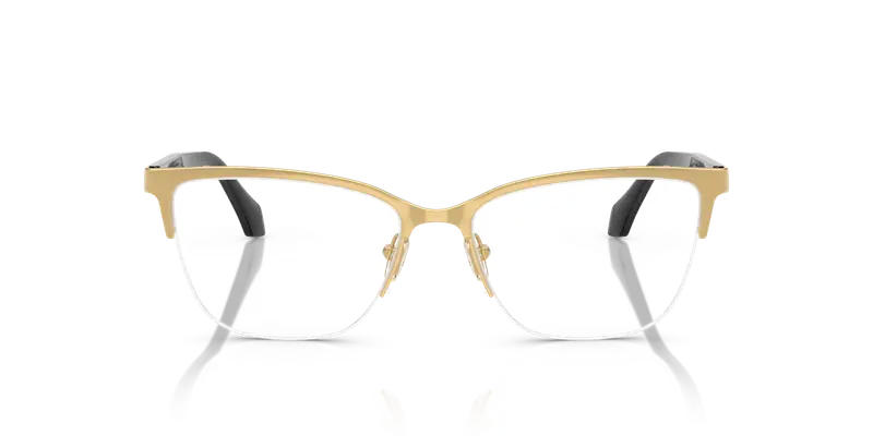 Versace Donna VE1304 1002 Montature da vista Metallo Oro Trasparente Cat Eye Normale miniatura 2