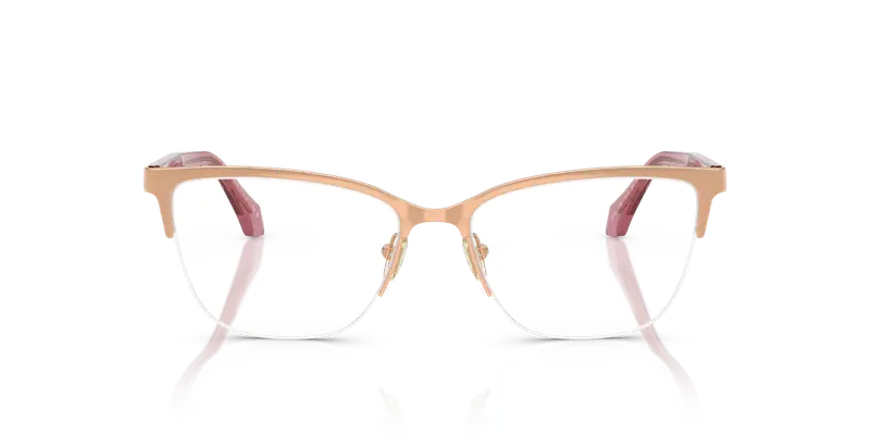 Versace Donna VE1304 1412 Montature da vista Metallo Oro Trasparente Cat Eye Normale miniatura 2