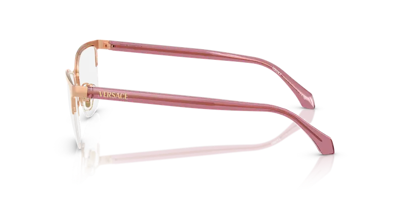 Versace Donna VE1304 1412 Montature da vista Metallo Oro Trasparente Cat Eye Normale miniatura 3