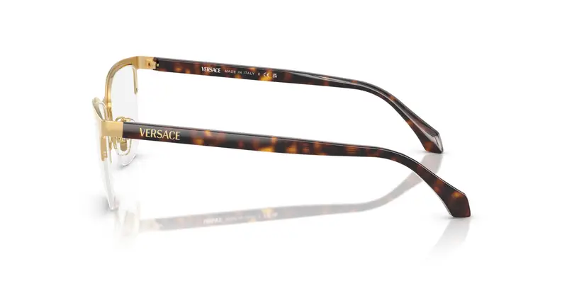 Versace Donna VE1304 1460 Montature da vista Metallo Oro Trasparente Cat Eye Normale miniatura 3