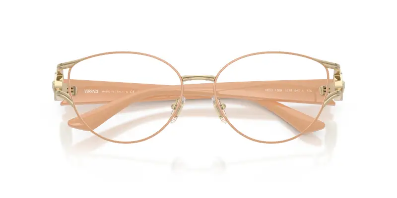 Donna VE1309 1519 Montature da vista Metallo Oro Trasparente Cat Eye Normale miniatura 2