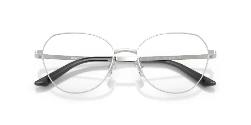 Donna VE1313D 1001 Montature da vista Metallo Argento Trasparente Pantos Normale miniatura 2