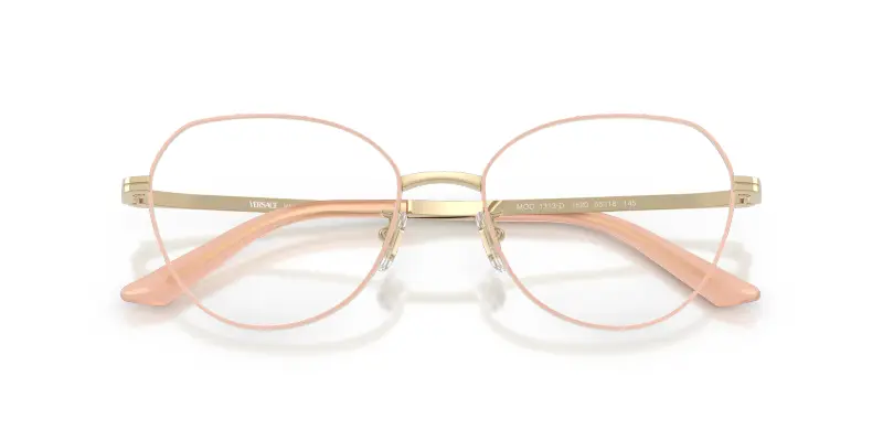 Donna VE1313D 1520 Montature da vista Metallo Oro Trasparente Pantos Normale miniatura 2