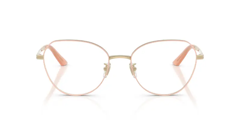 Donna VE1313D 1520 Montature da vista Metallo Oro Trasparente Pantos Normale miniatura 3