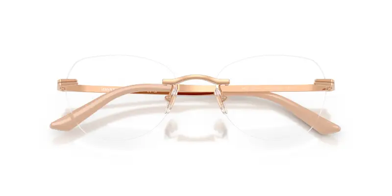 Donna VE1314D 1412 Montature da vista Metallo Oro Trasparente Geometrica Normale miniatura 2