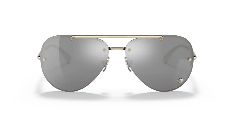 Versace Occhiali da sole Donna Grigio 855360 miniatura 2