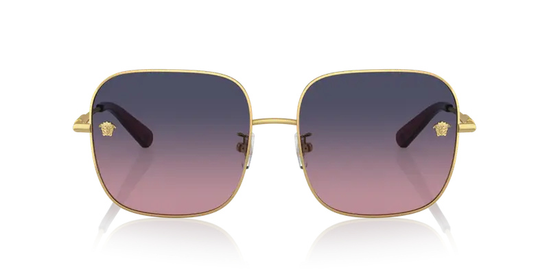 Versace Occhiali da sole Donna Oro Rosa 857762 miniatura 2