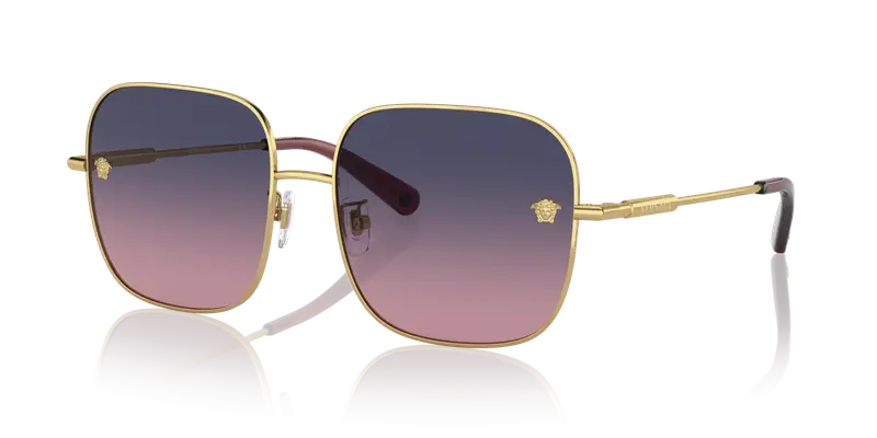 Versace Occhiali da sole Donna Oro Rosa 857762 miniatura 3