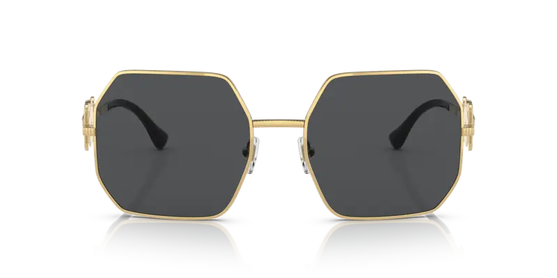 Versace Occhiali da sole Donna Grigio 856460 miniatura 2