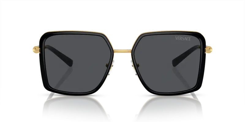 Versace Occhiali da sole Donna Nero 858796 miniatura 2