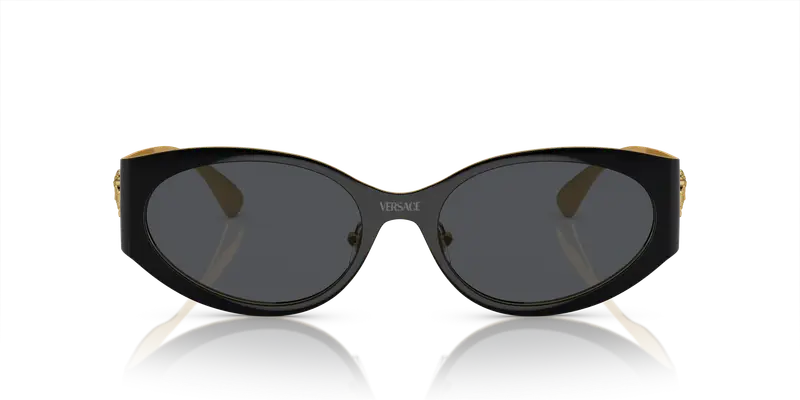 Versace Occhiali da sole Donna Grigio 858808 miniatura 2