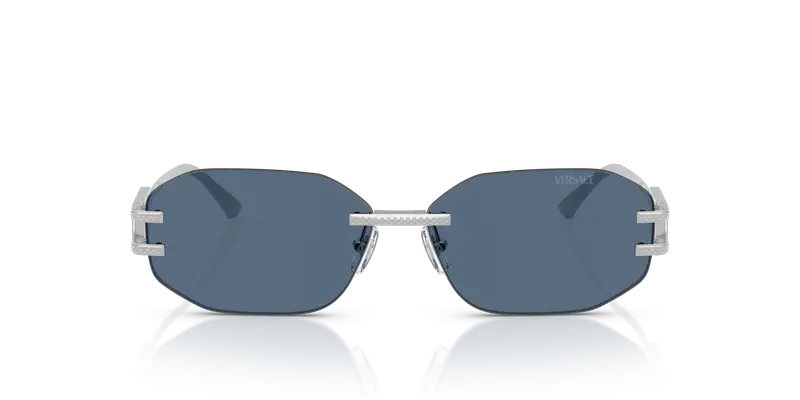 Versace Occhiali da sole Donna Argento 838395 miniatura 2