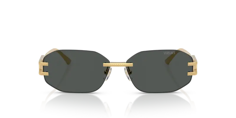 Versace Occhiali da sole Donna Grigio 838398 miniatura 2