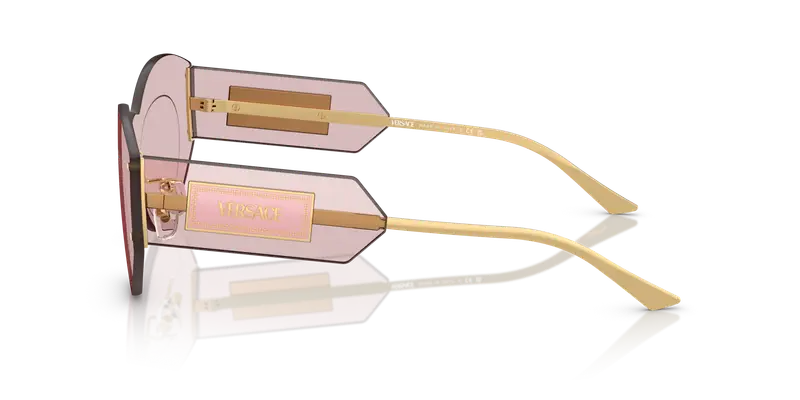 Versace Occhiali da sole Donna Rosa 838037 miniatura 3