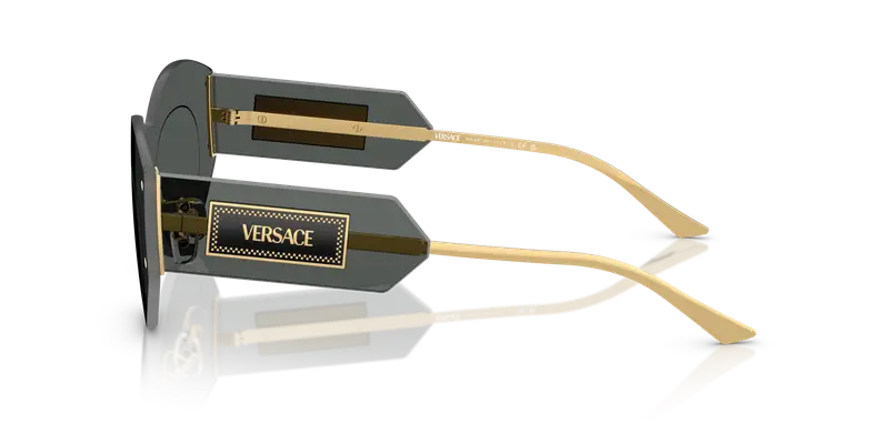 Versace Occhiali da sole Donna Grigio 837219 miniatura 3