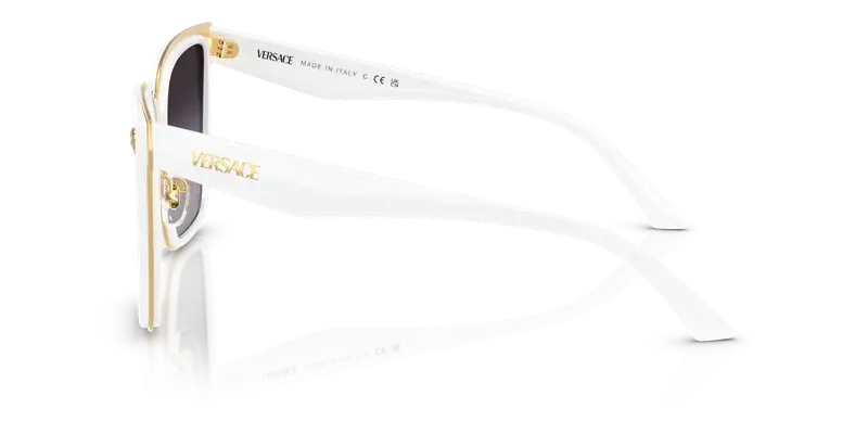 Versace Occhiali da sole Donna Bianco 838644 miniatura 3