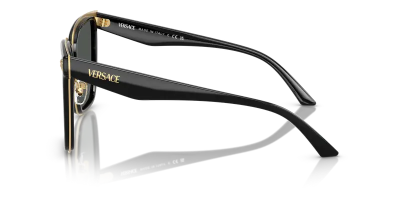 Versace Occhiali da sole Donna Grigio 838642 miniatura 3