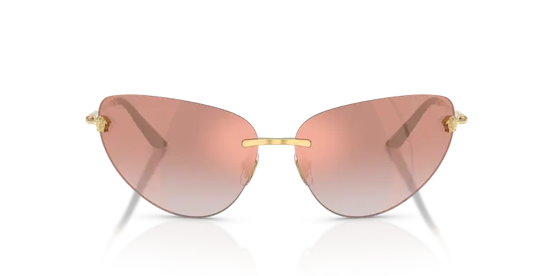 Versace Occhiali da sole Donna Oro Rosa 846160 miniatura 2