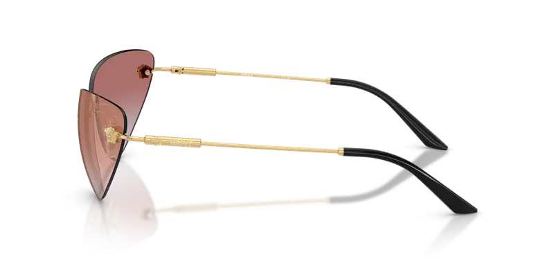 Versace Occhiali da sole Donna Oro Rosa 846160 miniatura 3