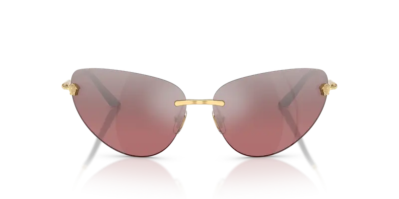 Versace Occhiali da sole Donna Oro Rosa 846161 miniatura 2