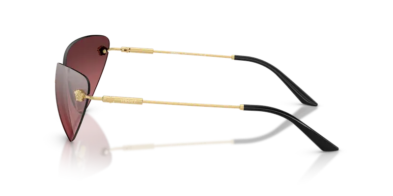 Versace Occhiali da sole Donna Oro Rosa 846161 miniatura 3