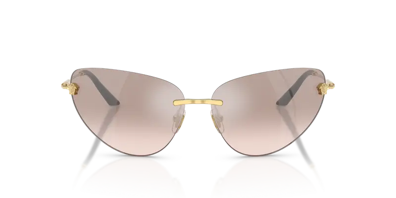 Versace Occhiali da sole Donna Oro 846163 miniatura 2