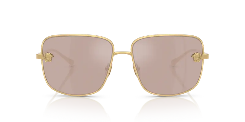 Versace Occhiali da sole Donna Oro Rosa 846167 miniatura 2