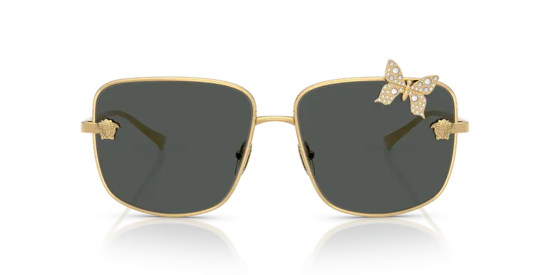 Versace Occhiali da sole Donna Grigio 846168 miniatura 2